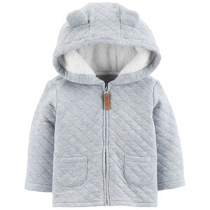 Carter’s 18 Months Baby Boy Sherpa Lined Quilted Jacket Winter